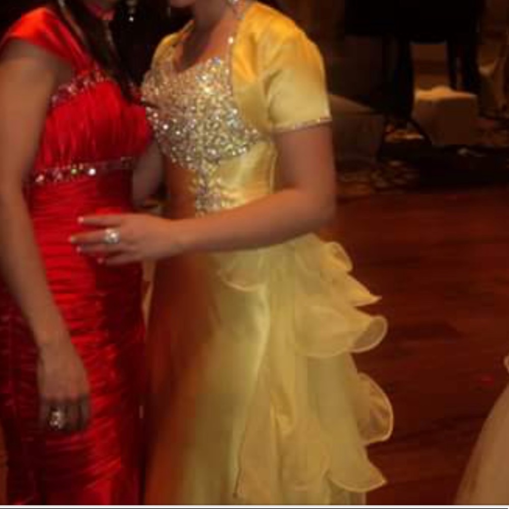 Prom strapless dress - Picture 3 of 6